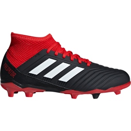 Adidas Predator 18.3 Fg Jr DB2318 fotbollsskor svart svart