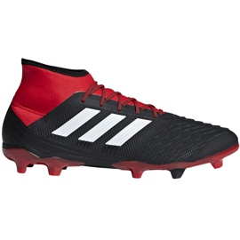 Adidas Predator 18.2 Fg DB1999 fotbollsskor mångfärgad svart