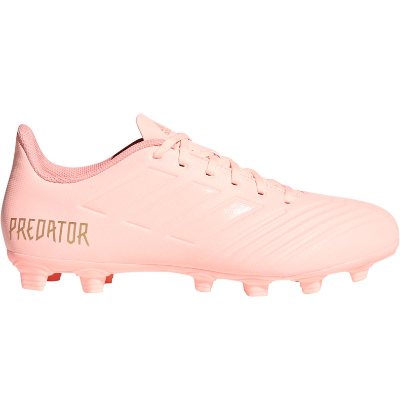 Adidas Predator 18.4 FxG DB2008 fotbollsskor rosa mångfärgad