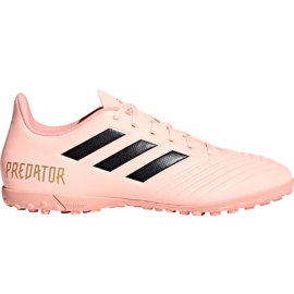 Adidas Predator Tango 18.4 Tf DB2142 fotbollsskor mångfärgad rosa