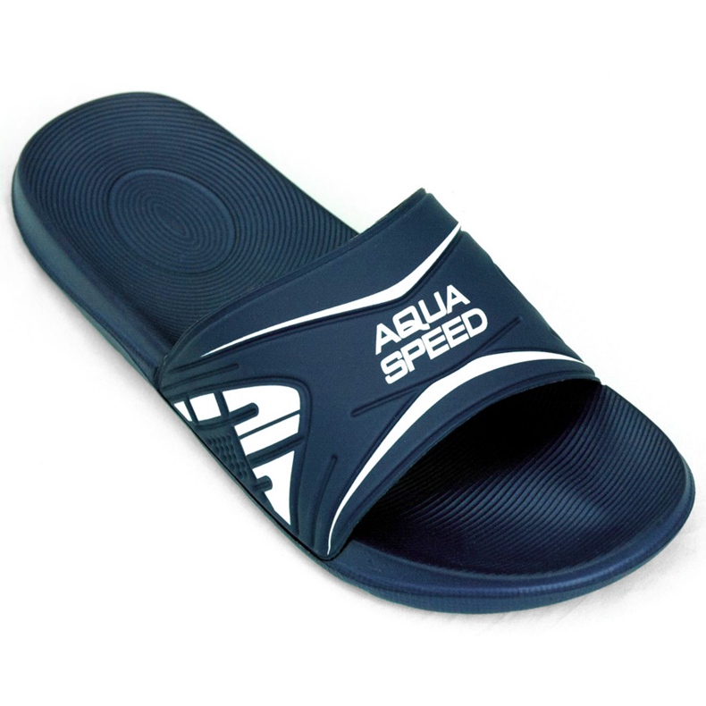 Aqua-Speed ​​Dakota tofflor för herrar, kol.10 marinblå