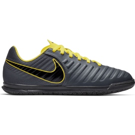 Nike Tiempo Legend 7 Club Ic Jr AH7260 070 fotbollsskor svart grå