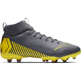 Nike Mercurial Superfly 6 Academy Mg Jr AH7337 070 fotbollsskor mångfärgad grå