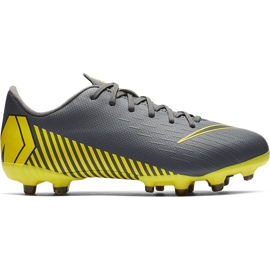 Nike Mercurial Vapor 12 Academy Mg Jr AH7347 070 fotbollsskor mångfärgad grå