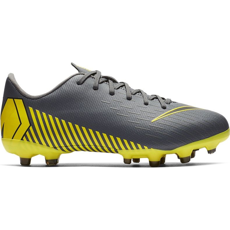 Nike Mercurial Vapor 12 Academy Mg Jr AH7347 070 fotbollsskor mångfärgad grå