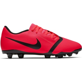 Nike Phantom Venom Club Fg Junior AO0396 600 fotbollsskor mångfärgad röd