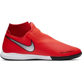 Nike Phantom Vsn Academy Df Ic AO3267 600 fotbollsskor mångfärgad röd