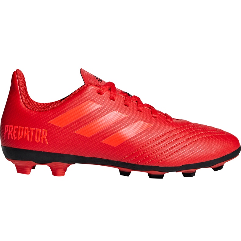 Adidas Predator 19.4 FxG Jr CM8541 fotbollsskor mångfärgad röd