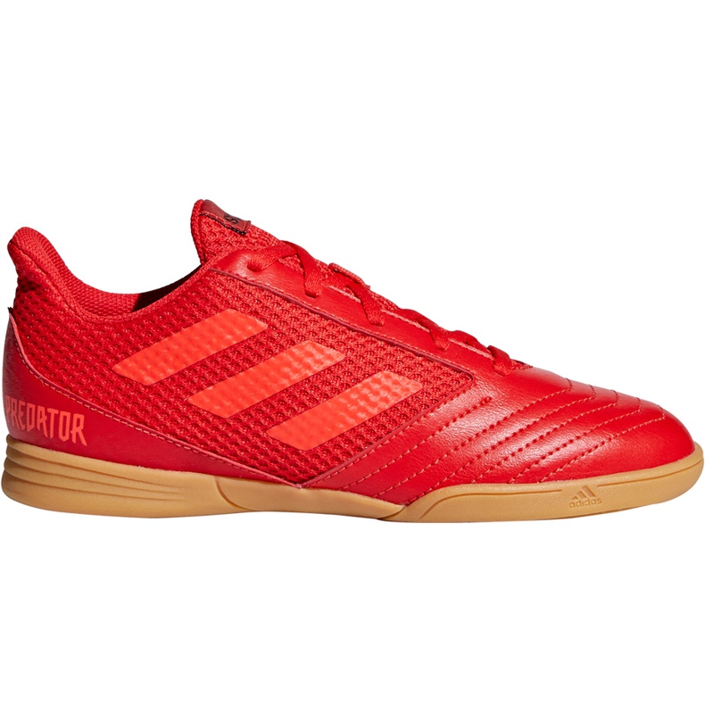 Adidas Predator 19.4 In Sala Jr CM8552 fotbollsskor mångfärgad röd