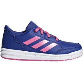 Adidas AltaSport K lila barnskor D96865 purpur marinblå
