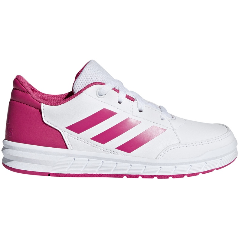 Adidas AltaSport K vita och rosa barnskor D96870