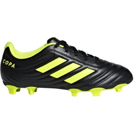 Adidas Copa 19.4 Fg Jr fotbollsskor svartgula D98088 mångfärgad