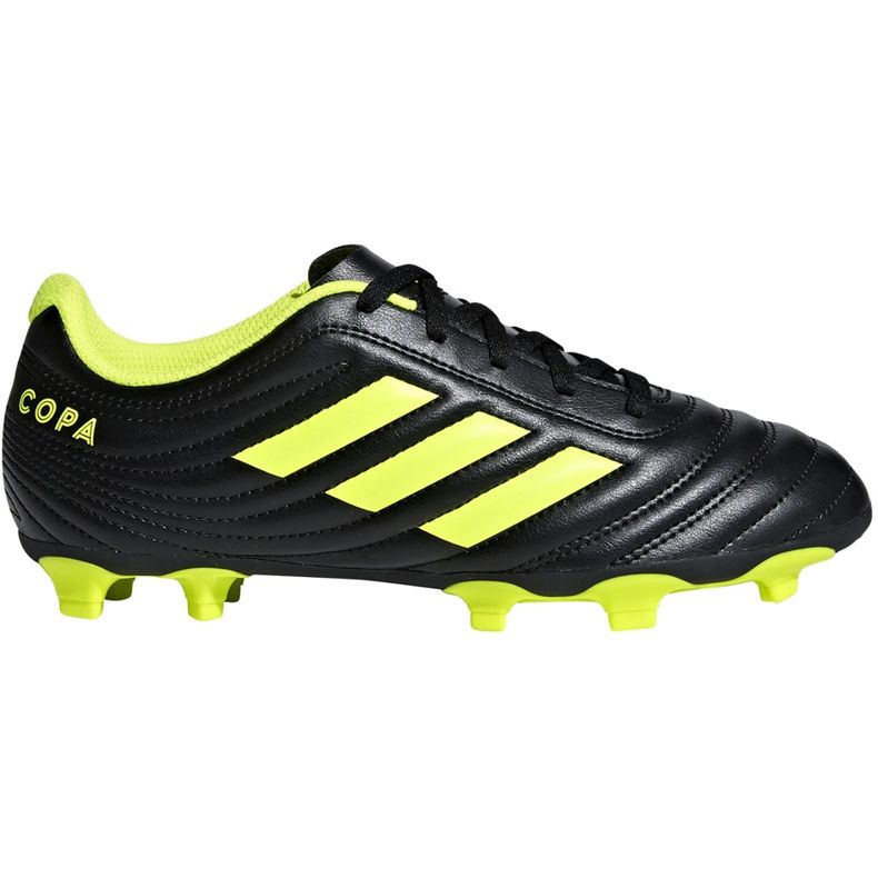 Adidas Copa 19.4 Fg Jr fotbollsskor svartgula D98088 mångfärgad