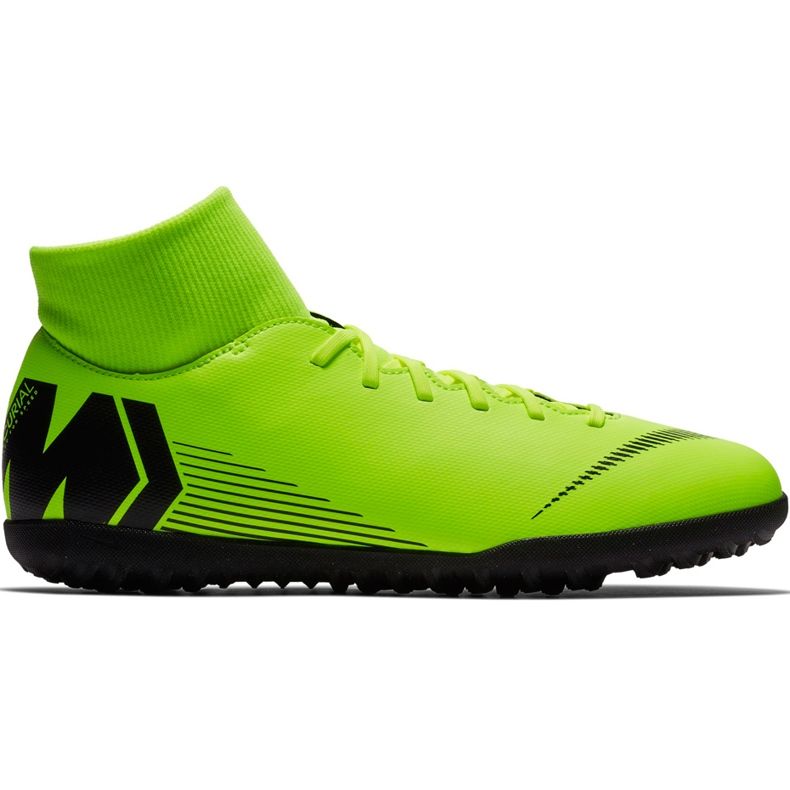 Nike Mercurial Superfly 6 Club Tf AH7372 701 fotbollsskor mångfärgad grön
