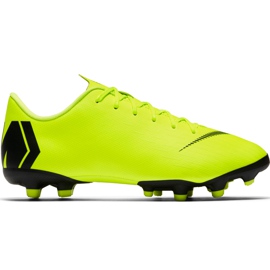 Nike Mercurial Vapor 12 Academy Mg Jr AH7347 701 fotbollsskor mångfärgad gul