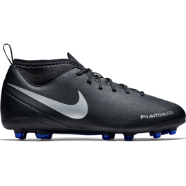 Nike Phantom Vsn Club Df Fg Mg Jr AO3288 004 fotbollsskor svart svart