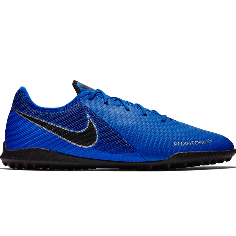 Nike Phantom Vsn Academy Tf AO3223 400 fotbollsskor blå blå