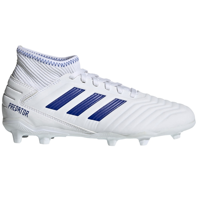 Adidas Predator 19.3 Fg Jr CM8535 fotbollsskor mångfärgad vit