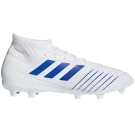 Adidas Predator 19.2 Fg D97941 fotbollsskor mångfärgad vit