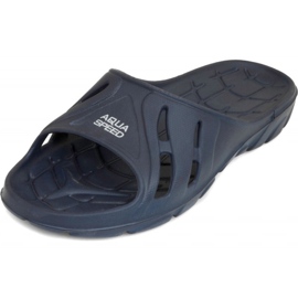 Aqua-Speed ​​Alabama tofflor marinblå färg 10