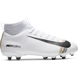 Nike Mercurial Superfly 6 Academy Mg Jr AJ3111 109 fotbollsskor mångfärgad vit
