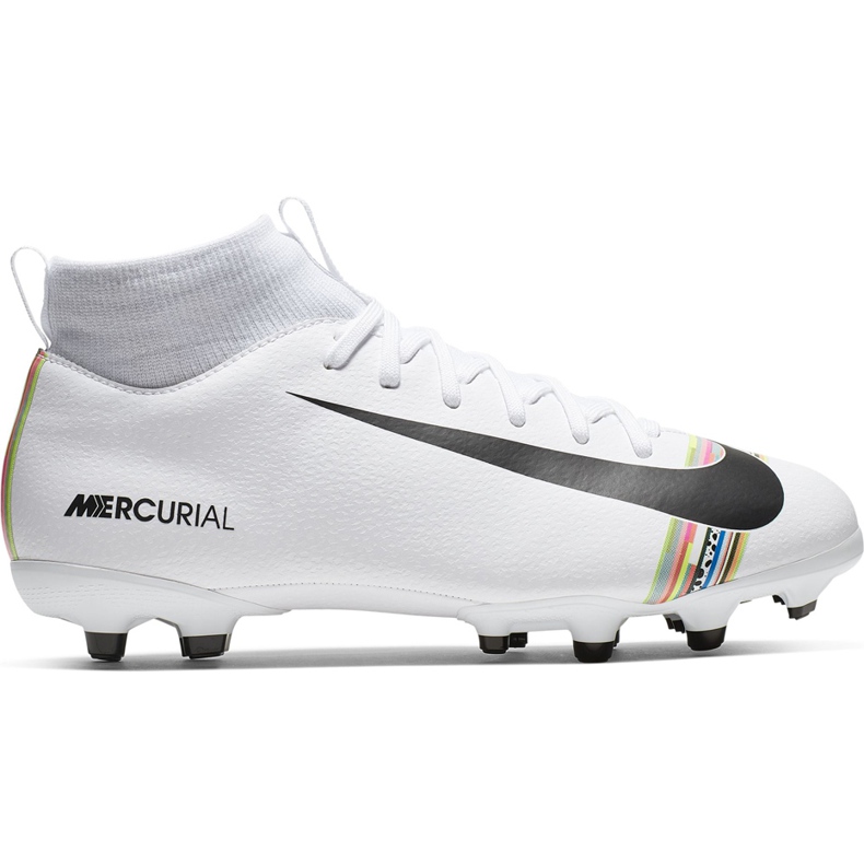 Nike Mercurial Superfly 6 Academy Mg Jr AJ3111 109 fotbollsskor mångfärgad vit