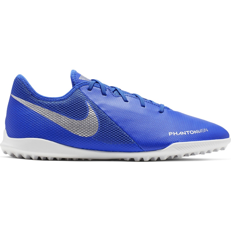 Nike Phantom Vsn Academy Tf AO3223 410 fotbollsskor mångfärgad blå