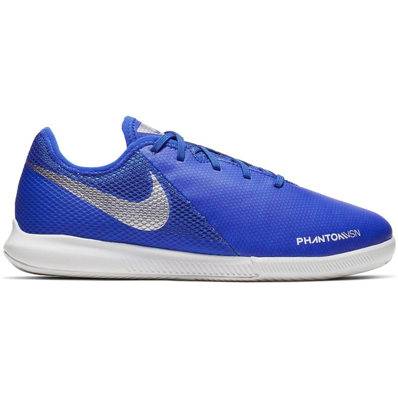 Nike Phantom Vsn Academy Ic Jr AR4345 410 fotbollsskor mångfärgad blå