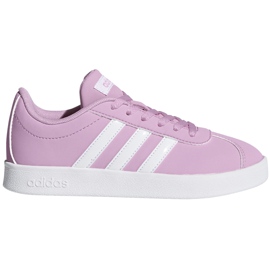 Adidas Vl Court 2.0 K rosa skor DB1517