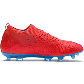 Puma Future 19.2 Netfit Fg Ag 105536 01 fotbollsskor mångfärgad röd