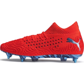 Puma Future 19.1 Netfit Mx Sg 105530 01 fotbollsskor röd