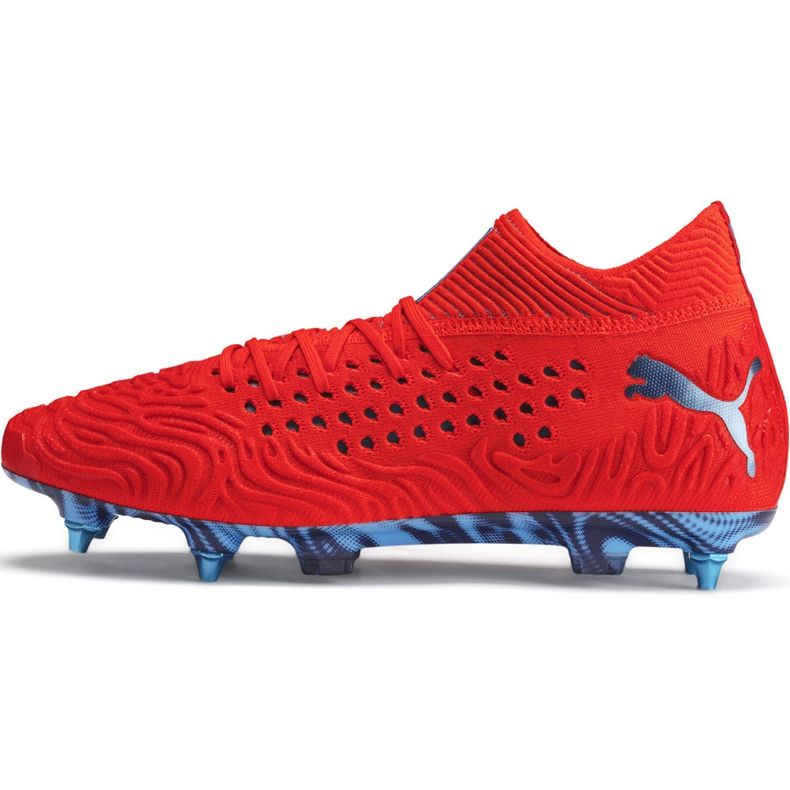 Puma Future 19.1 Netfit Mx Sg 105530 01 fotbollsskor röd