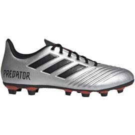 Fotbollsskor adidas Predator 19.4 FxG silver F35597 silver-