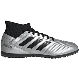 Fotbollsskor adidas Predator 19.3 Tf Jr silver G25802 mångfärgad