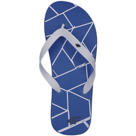 Herr 4F kobolt H4L19 KLM001 36S tofflor blå grå