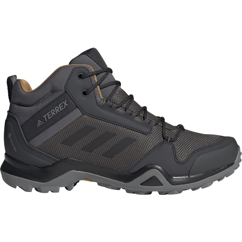Adidas Terrex AX3 Mid Gtx grå BC0468 herrskor svart