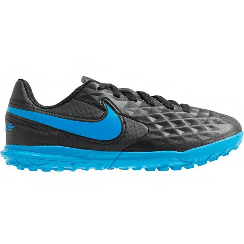 Nike Tiempo Legend 8 Club Tf Junior AT5883 004 fotbollsskor svart svart