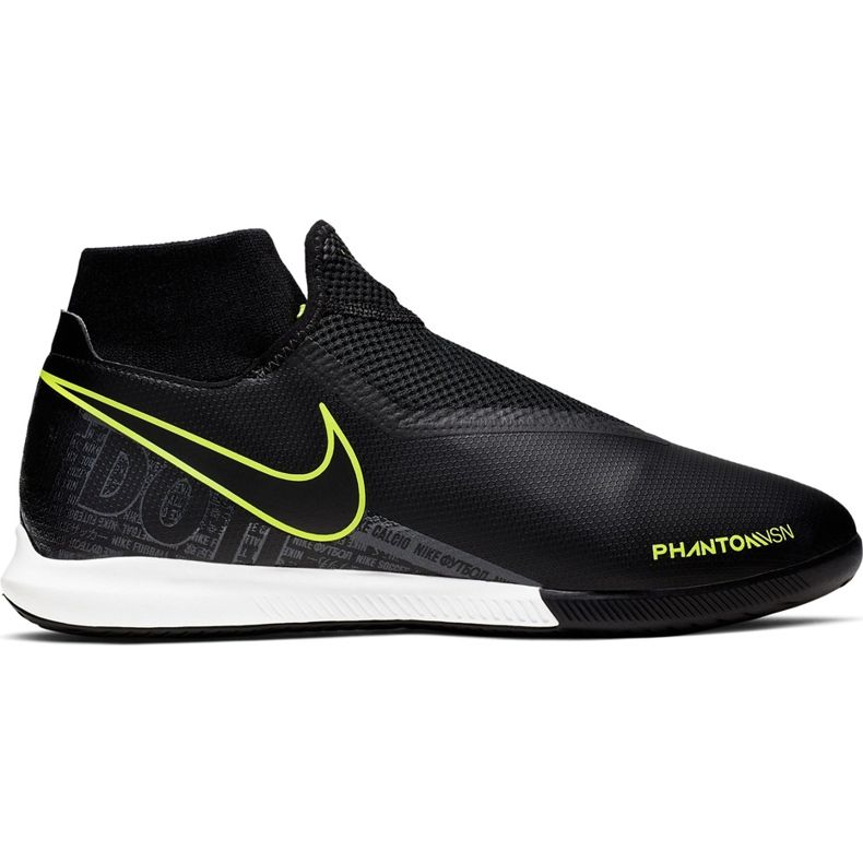 Nike Phantom Vsn Academy Df Ic AO3267 007 fotbollsskor svart svart