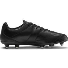 Puma King Hero Fg fotbollsskor svartvita 105609 01
