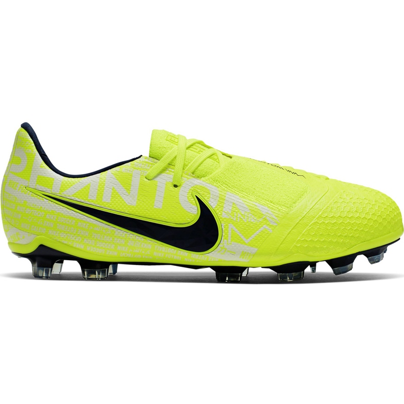 Nike Phantom Venom Elite Fg Junior AO0401 717 fotbollsskor gul gul