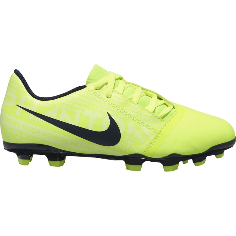 Nike Phantom Venom Club Fg Junior AO0396 717 fotbollsskor gul gul