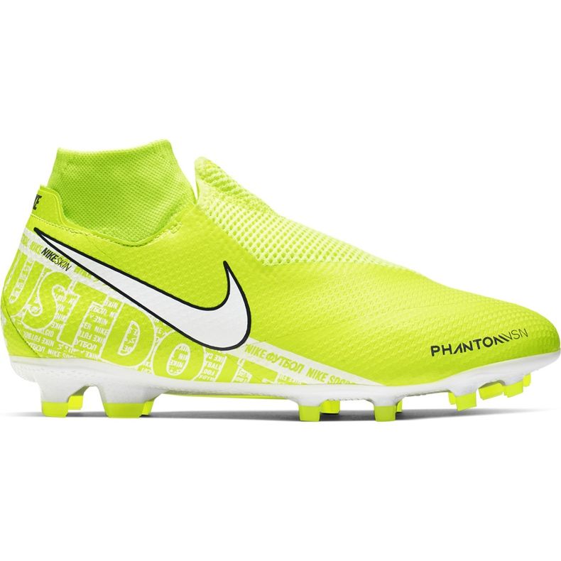 Nike Phantom Vsn Pro Df Fg AO3266 717 fotbollsskor gul gul