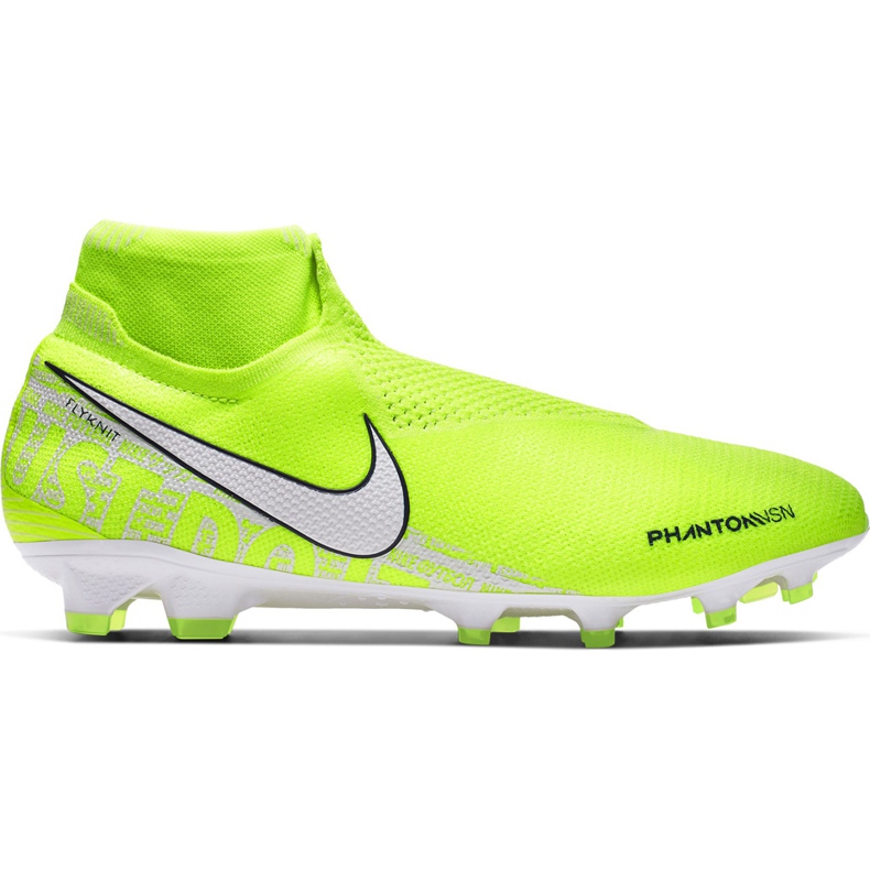 Nike Phantom Vsn Elite Df Fg AO3262 717 fotbollsskor gul gul