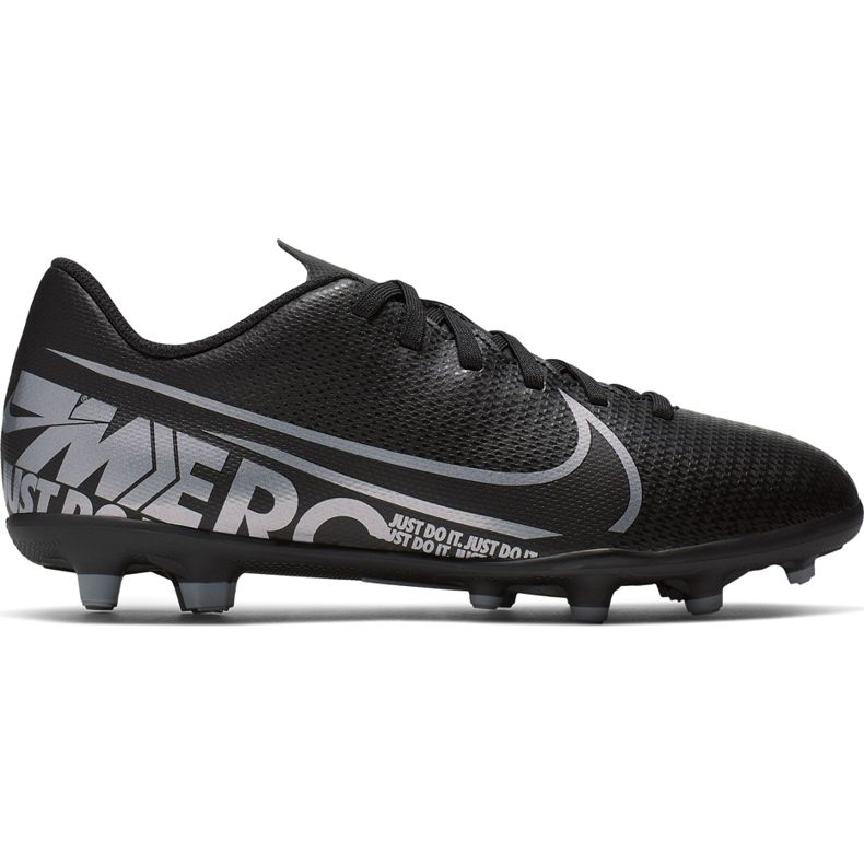 Nike Mercurial Vapor 13 Club FG / MG Junior AT8161 001 fotbollsskor svart svart