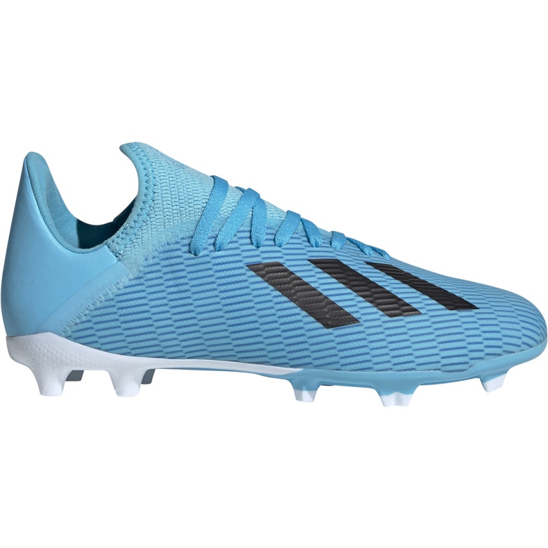 Fotbollsskor adidas X 19.3 Fg Junior blå F35366 mångfärgad