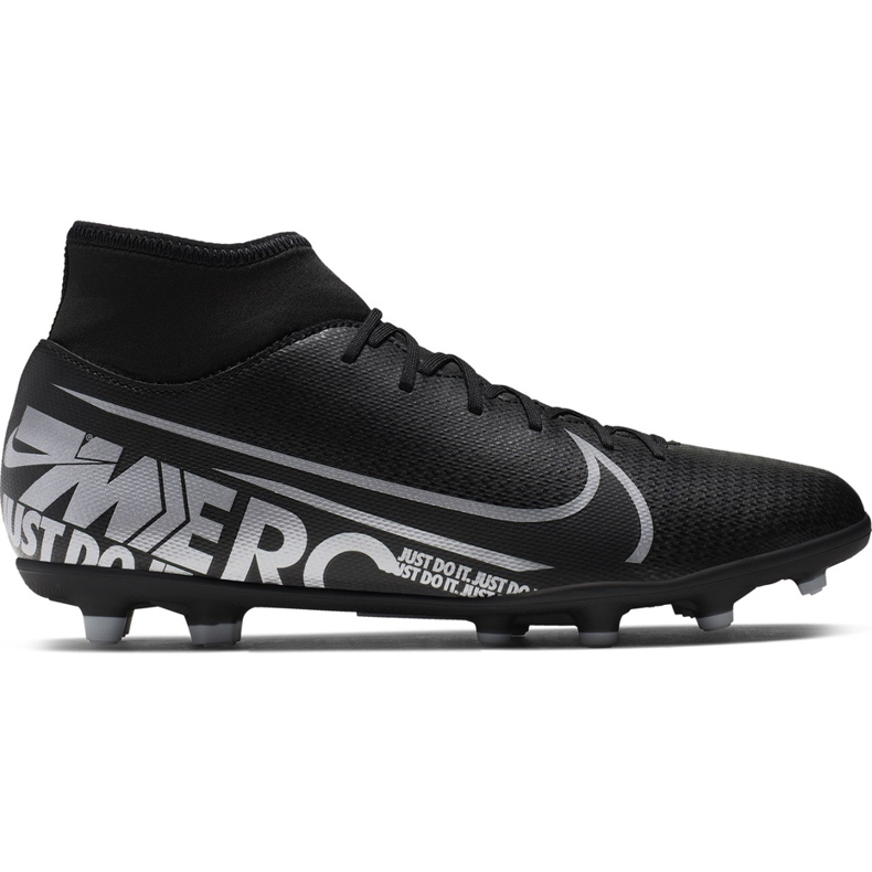 Nike Mercurial Superfly 7 Club FG / MG AT7949 001 fotbollsskor svart svart