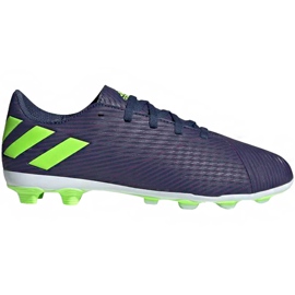 Adidas Nemeziz Messi 19.4 FxG Junior EF1816 fotbollsskor purpur purpur