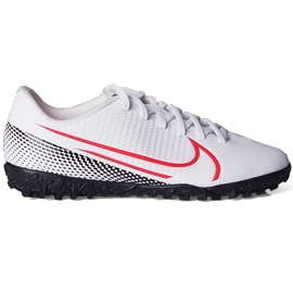 Nike Mercurial Vapor 13 Academy Tf Junior AT8145 160 fotbollssko flerfärgad vit