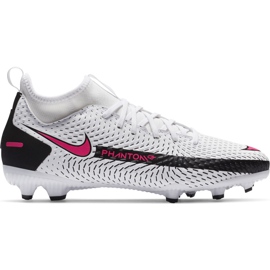 Nike Phantom Gt Academy Df FG / MG Junior CW6694 160 fotbollsskor vit vit