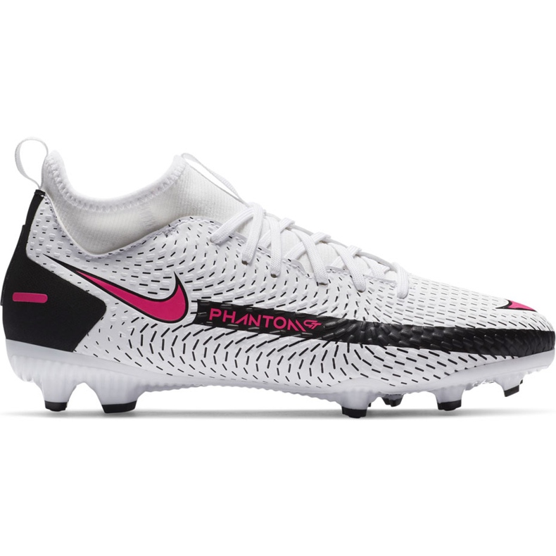 Nike Phantom Gt Academy Df FG / MG Junior CW6694 160 fotbollsskor vit vit